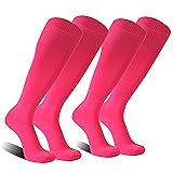 FOOTPLUS Hot Pink Womens Breast Cancer Socks