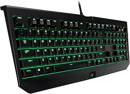 Amazon Com Razer Blackwidow Ultimate Backlit Mechanical Gaming Keyboard Fully Programmable Tactile Clicky Green Switches Computers Accessories