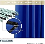 PONY DANCE Royal Blue Thermal Blackout Curtains 2 Panels 46 x 54 in view 5