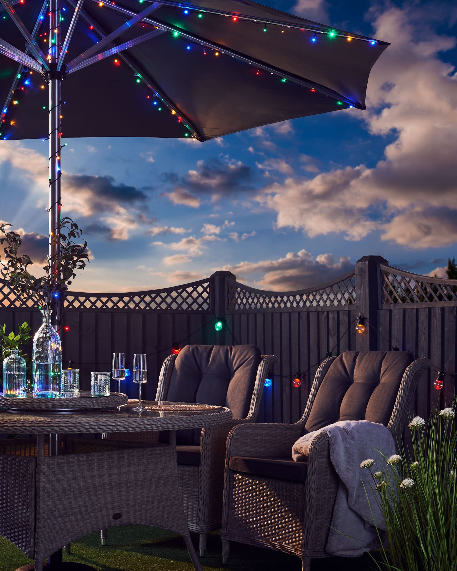 480 Multi-Coloured Multi-Function LED Light String