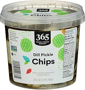 365 by Whole Foods Market Dill Pickle Chips, 24 FZ