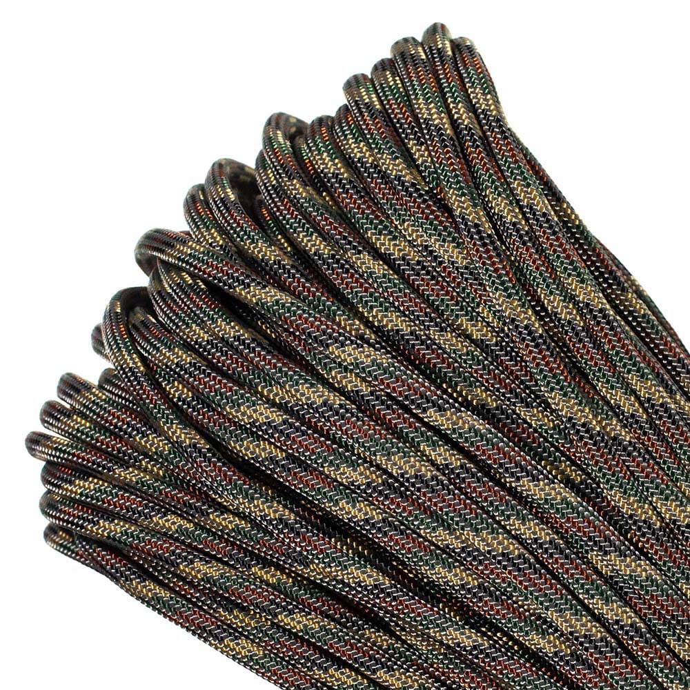 PARACORD PLANET 50 ft Mil-Spec Commercial Grade 550Lb Type Iii Nylon Paracord Camo Pattern