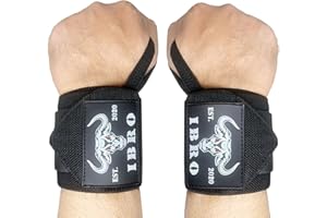 IBRO Weightlifting Wrist Wraps,18” or 24” Premium Wrist Support, Avoid Injury, Best Wrap for Powerlifting, Weightlifting, Gym Workouts, Strength Training, Cross Training for Men & Women