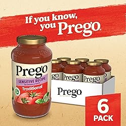 Prego Traditional Sensitive Recipe Low FODMAP Pasta