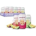 Spindrift Lemonade 3 Flavor Variety 20 Pack,12 Fl Oz (Pack of 20)