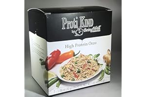 Proti Kind High Protein - Low CARB Pasta by Being Well Essentials - 18g protein - only 110 calories & 4 NET carbs - 7 servings (ORZO)