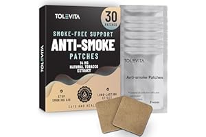 Anti- Smoke Herbal Patches Beige 14 mg | Quit Smoking Patches to Help Reduce Cravings | Herbal Stop Smoking Aid for a Healthi