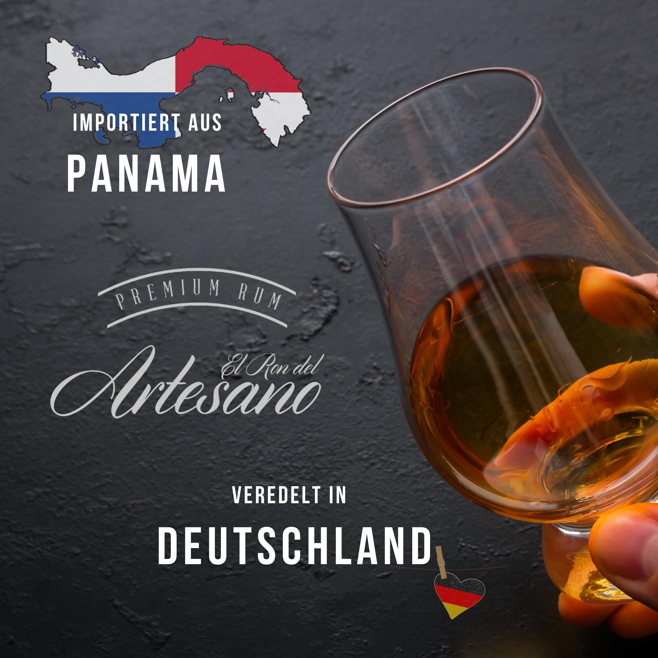 Rum I El Ron del Artesano I Ruby Cask I 8 Jahre I fassgereift I ohne Aromazusätze I 43,4% vol I 700ml 6