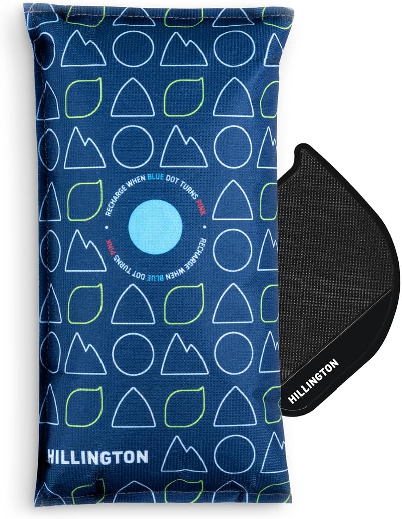 Hillington Car Dehumidifier Bag 1kg Reusable Moisture Absorber with Pads