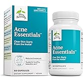 Terry Naturally Acne Essentials - Skin Support Supplement for Clear Skin - Supplement with Vitamins A, C & Zinc - Skincare Supplement for Occasional Acne - 60 Capsules (60 Servings)