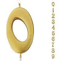 Gold Glitter Number Candles，Birthday Candles，Sparkler Candles for Birthday Cakes，Suitable for Kids and Adults, Can…