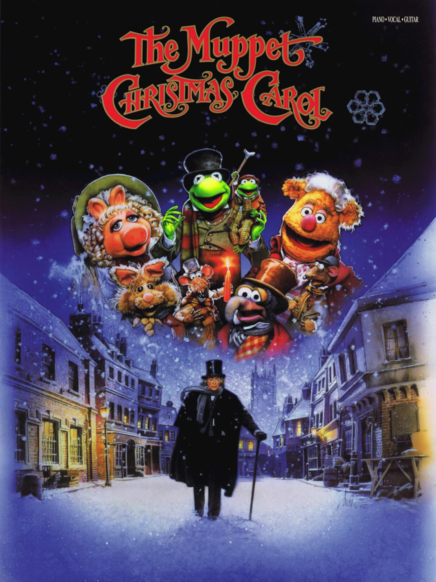 The Muppet Christmas Carol | Piano Vocal Guitar Songbook | 11 Festive Muppet Carols | Christmas Sheet Music for Piano, Guitar and Voice | Holiday Classics with Color Photos