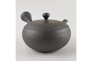 Japanese Tokoname Kyusu Teapot, 5.7 fl oz, Hand-crafted by Potter Tomohiro Sawada