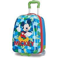 American Tourister Kids' Disney Hardside Upright Luggage, Mickey Mouse 2, Carry-On 16-Inch