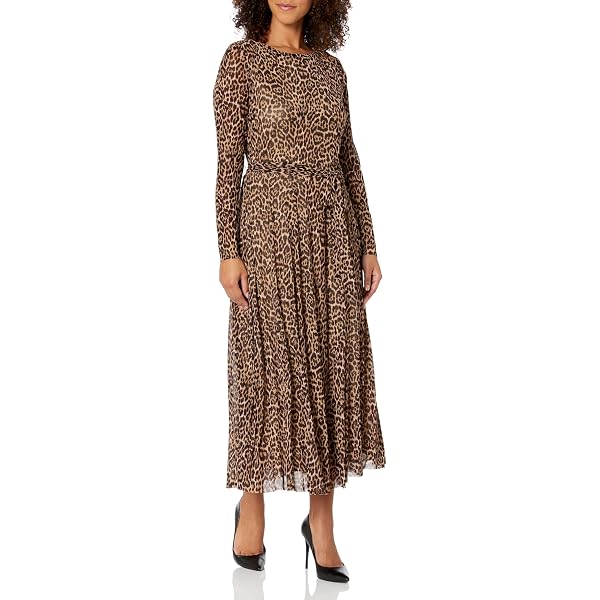 knee length dresses for ladies Anne Klein Women's Printed Sleeveless Sheath Dress - Ink Teal Multi