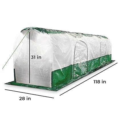 Bio Green Super Dome Folientunnel Transparent, Grün