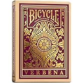 Bicycle Verbena Floral Premium Playing Cards, Gold Foil, 1 Deck