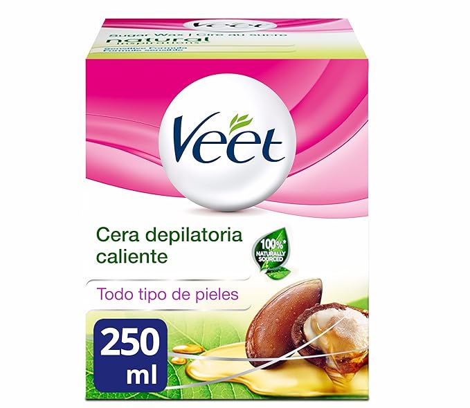 Amazon.com: VEET NATURAL CERA DEPILATORIA CON BASE AZUCAR ...