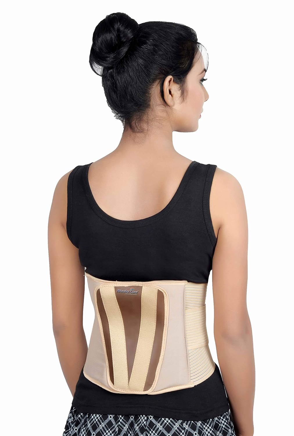 Buy Wonder Care Beige Lumbar Support Breathable Elastic Back