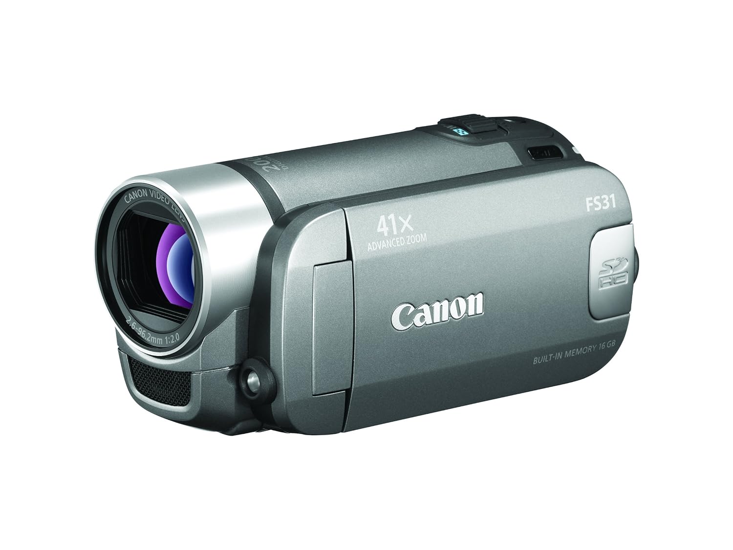 Amazon.com : Canon FS31 Flash memory Camcorder w/16GB Flash Memory & 41x  Advanced Zoom (Discontinued by Manufacturer) : Camera & Photo