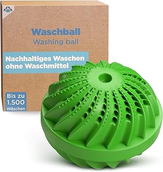 bola lavadora ecologica con iones de plata y minerales lava tu ropa sin jabones ecobola hipoalergenica ideal para alergicos a detergentes y