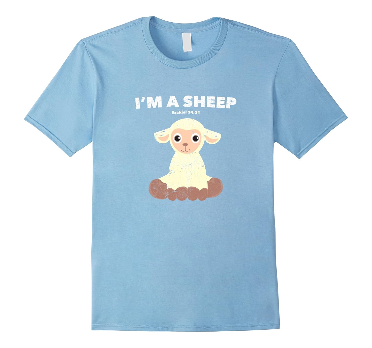 Funny Bible Verse I'm a Sheep Christian T-Shirt-Rose