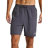 Reebok Men's Mesh Glider Running 7” Short, Standard Fit, Lightweight Breathable Fabric