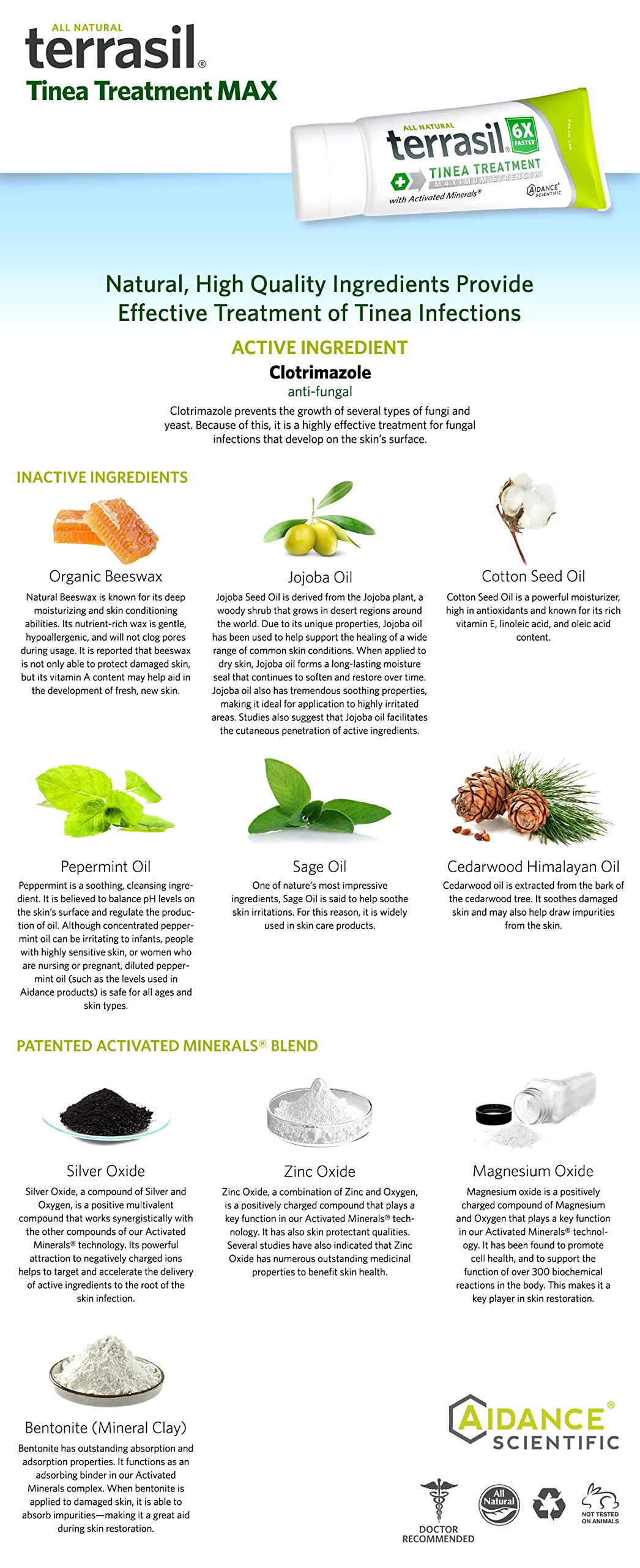 Fast Gentle Relief Natural Organic Ingredients Antifungal Tube Cream 50g 187451000855 eBay