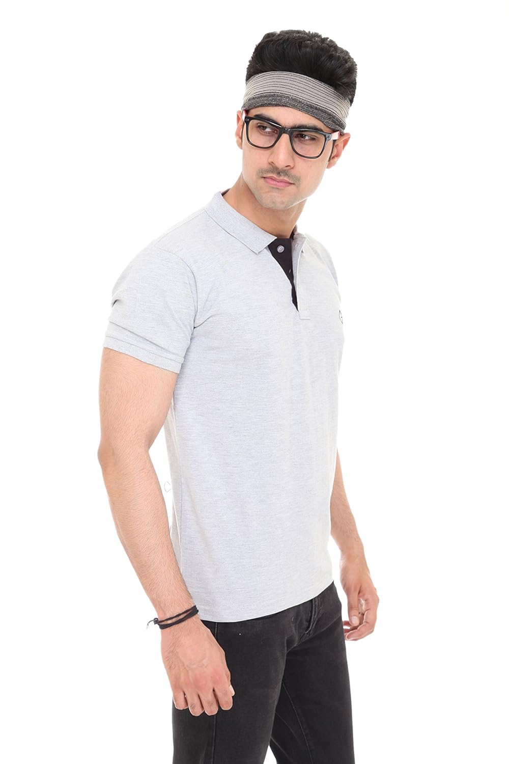 colors & blends men's cotton polo
