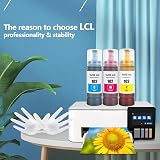 LCL 102 Ink Bottle 3 Pack for Epson EcoTank ET-2750 ET-2850 ET-3700 ET-4750 view 3