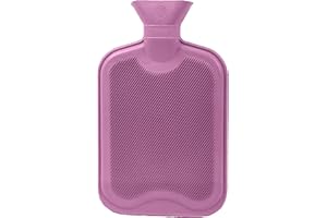 Bodico Cozy Hot Water Rubber Bottle - 1.7L, Pueple-Perfect for Winter Season, Heating Pad to Relieve Pain for Muscles, Stress