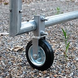 Gate Wheel Supporting Metal Swing Gate with