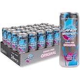 I.CANDY ENERGY Sugar-Free Original Energy Drink, 12 fl oz Cans, 24 Pack, 114mg Natural Green Tea Caffeine, Zero Sugar/Zero Calorie, Smooth Everyday Energy