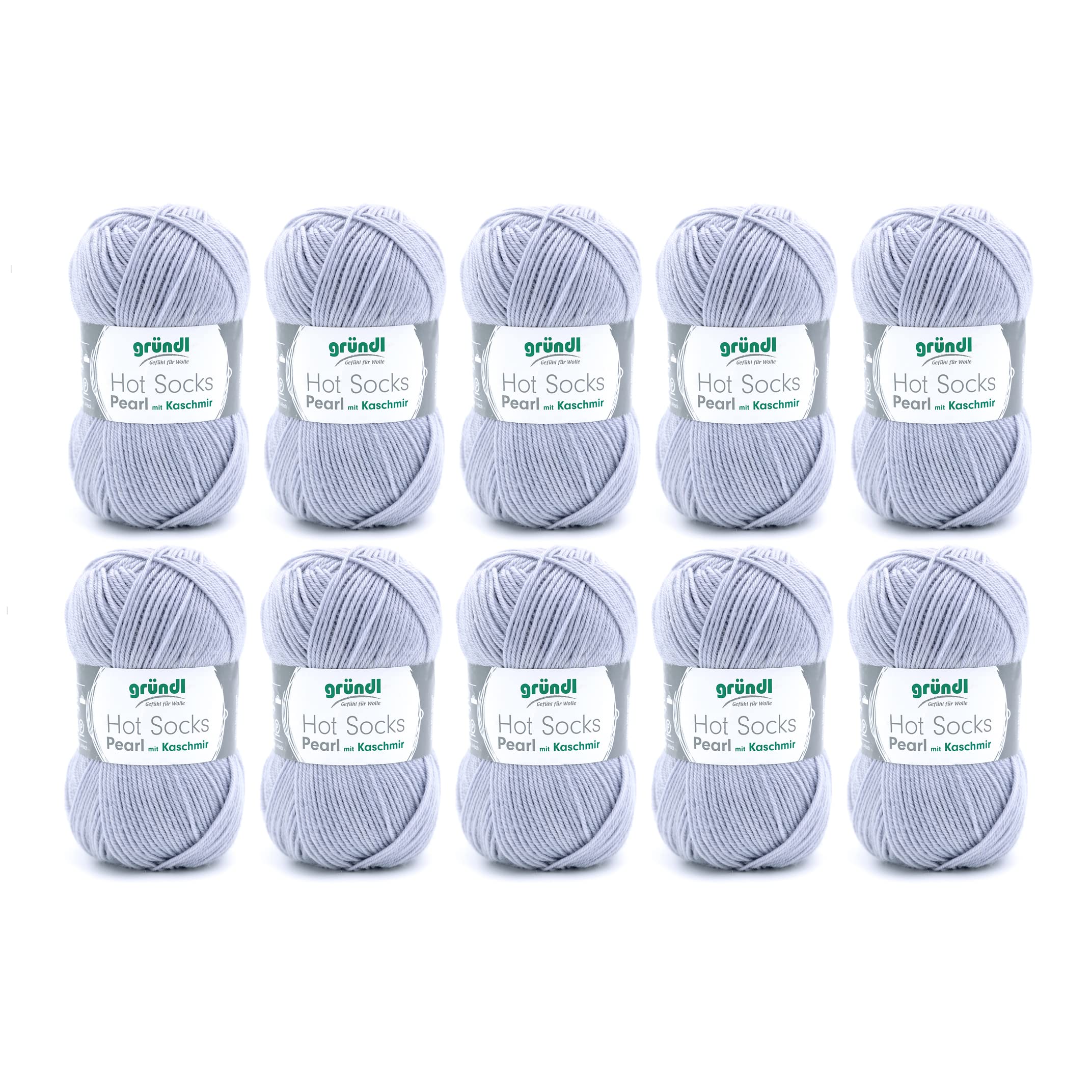 Gründl Sock, 75% wool (Merino superwash), 20% polyamide, 5% cashmere, Silver Grey, 40 x 37 x 11 cm