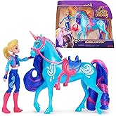 Unicorn Academy Isabel &amp; River Set, Dolls &amp; Unicorn Toys, Ages 4+ | Brushable Mane &amp; Tail, 2 Riding Accessories, Recreate Show Moments, Imaginative Storytelling Play, Birthday Gifts for Girls