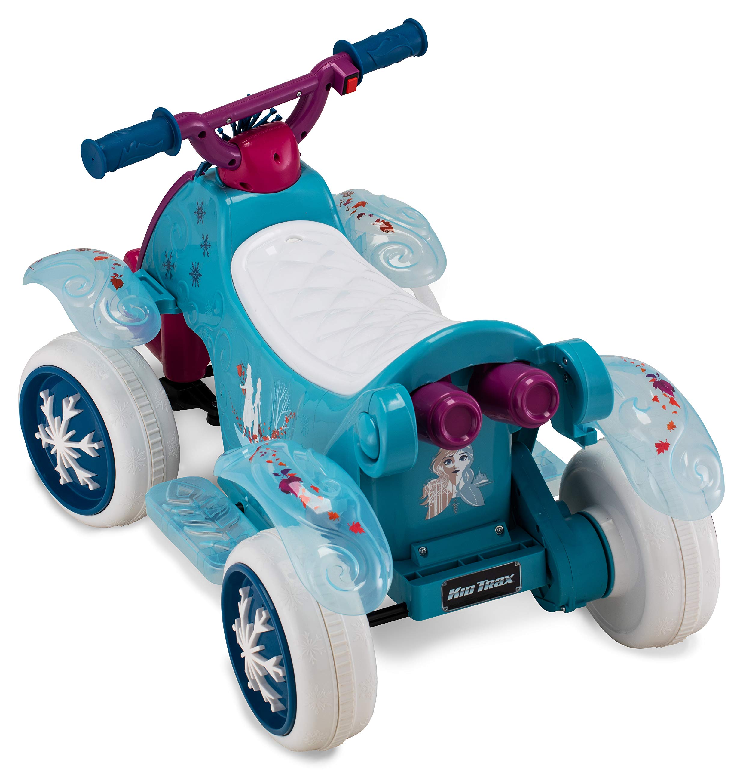 Kid Trax Ride-On Quad, Battery-Powered Toy, 6V, Disney Frozen 2 Blue