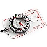 Orienteering Compass Hiking Backpacking Compass | Advanced Scout Compass Camping Navigation - Boy Scout Compass for Kids | Pr