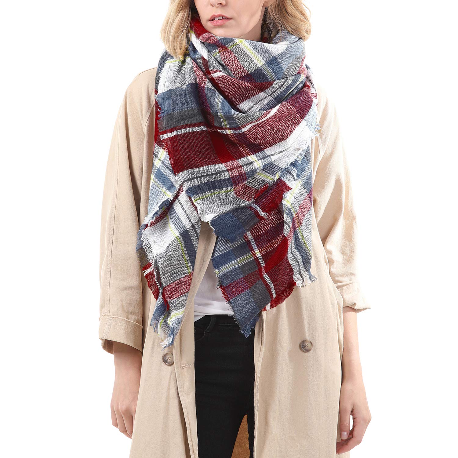 Zando Women's Winter Blanket Scarf Soft Warm Scaves Thick Shawl Wrap Chunky Large Scarf Fashion Scarves Cozy Fall Shawl Zando Women's Winter Blanket Scarf Soft Warm Scaves Thick Shawl Wrap Chunky Large Scarf Fashion Scarves Cozy Fall Shawl