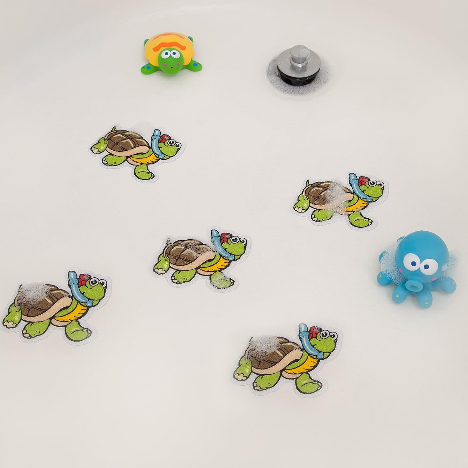 Bath Tub Stickers Non Slip Turtle Amazon.co.uk Kitchen & Home