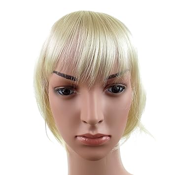 Amazon Com New Style One Piece Clip In Super Fringe Bangs