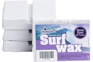 EHOMEA2Z Surf Wax Base Coat High Performance All Natural Orange Scent Made in USA