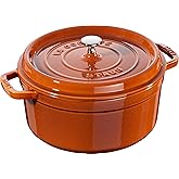 Cocotte ronde STAUB 28 cm cannelle - 5.85L