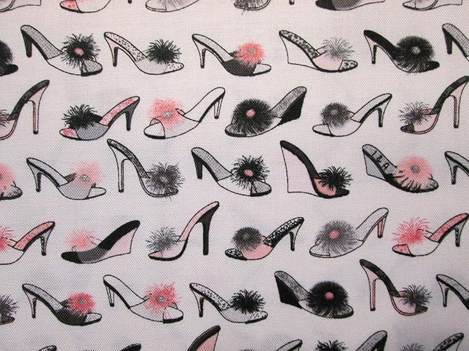 fabric heels
