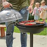 George Foreman Indoor Outdoor BBQ Electric Grill 1500 sq cm Black view 7