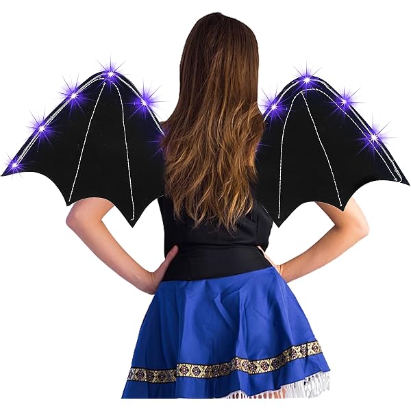 Alas De Murciélago Para Niños 3-8 Años - Disfraz Halloween Con Correas Ajustables, Tamaño 60x22 Cm, Negro