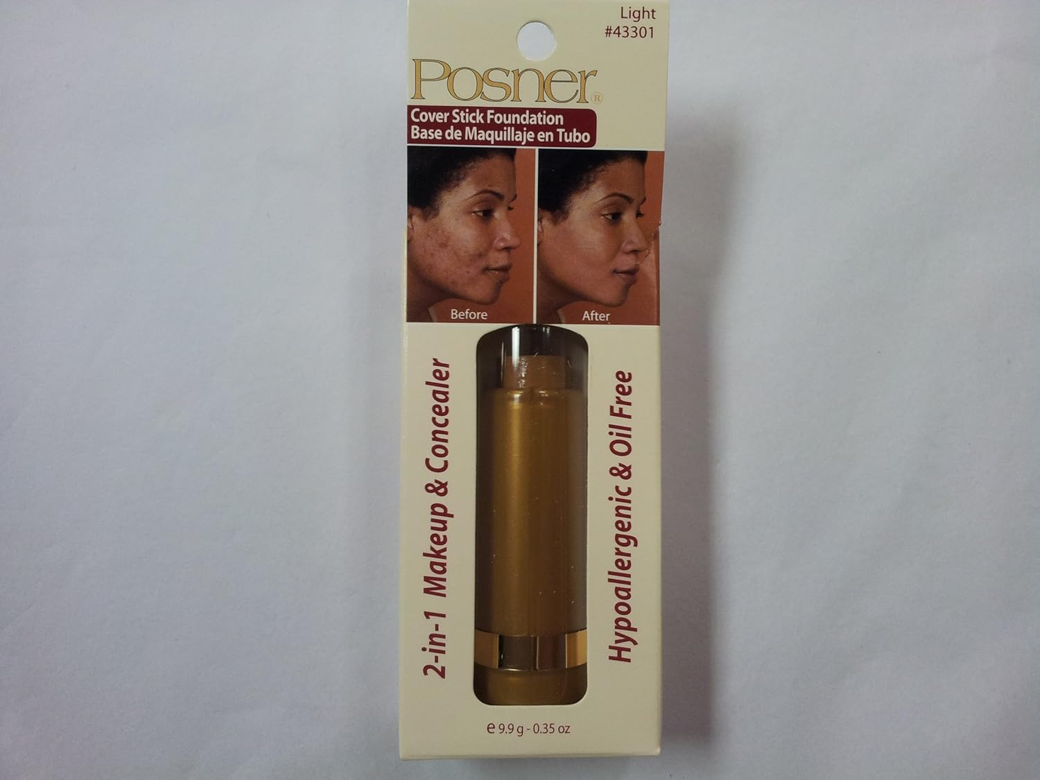 Posner Cover Stick Foundation Light 0.35 oz