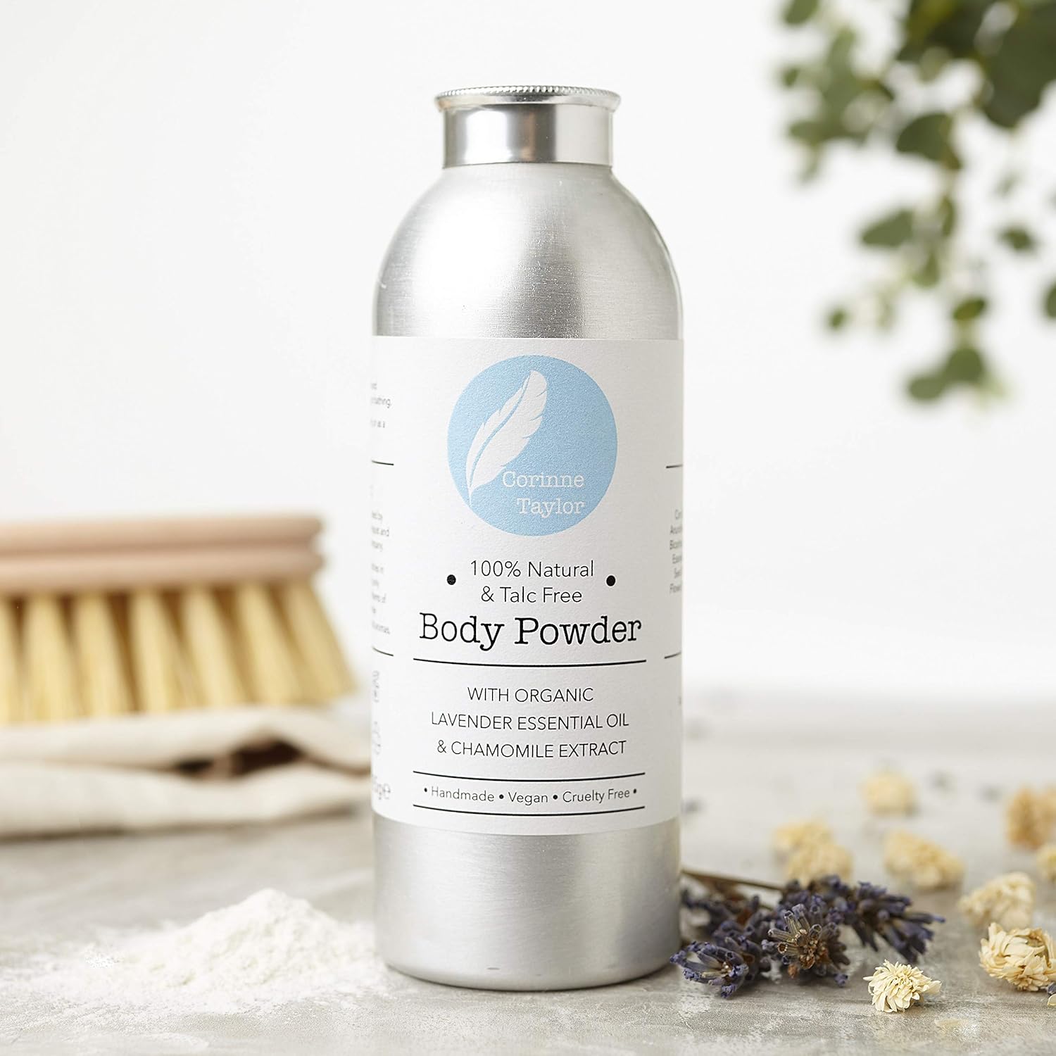 vegan talcum powder