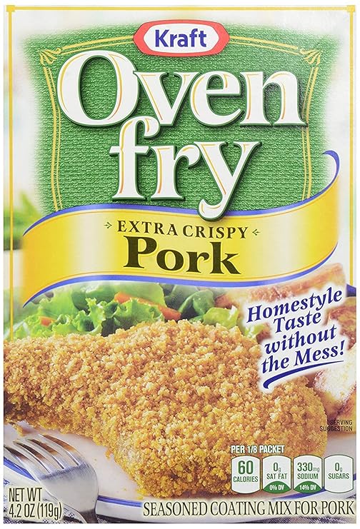 Kraft Oven Fry Seasoned Coating Mix for Pork, Extra Crispy