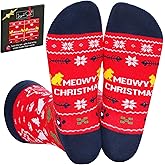 IRISGOD Funny Christmas Socks for Men & Women - Novelty Xmas Gifts - Cool Stocking Stuffers