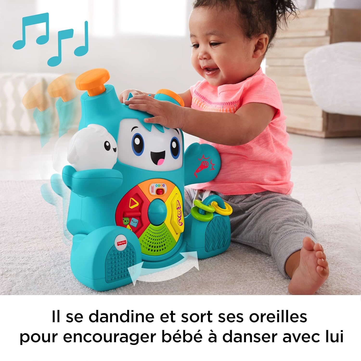 Bebe Puericulture Reveils Educatifs Version Francaise 6 Mois Et Plus Fisher Price Mon Ami Rocki Robot Interactif Jouet Sons Et Lumieres Pour Apprendre A Bebe Les Lettres Et Les Formes Fxd01